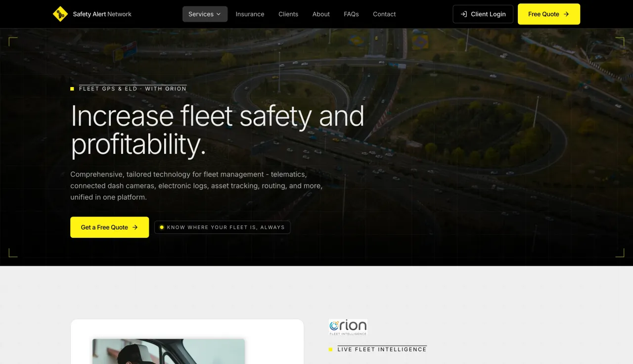 Safety Alert Network: Fleet GPS