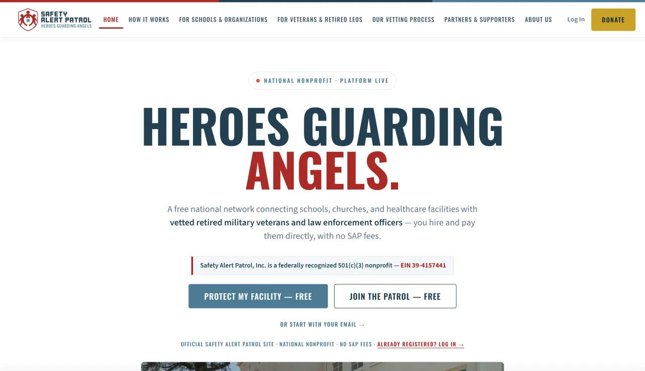 Safety Alert Patrol: Marketing site